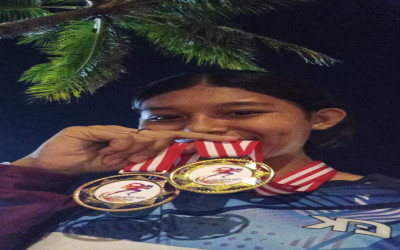 Clarita, Siswi SMAN 6 Kota Komba Raih Medali Emas dan Perunggu di Ajang Kejurda Atletik NTT 2025